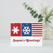 patritoic USAビジネスグリーティングポストカード シーズンポストカード (スタンド正面)