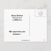 patritoic USAビジネスグリーティングポストカード シーズンポストカード (裏面)