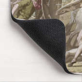 Patrocluの体上のギリシャ人およびトロイ人の戦い マウスパッド (コーナー)