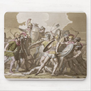 Patrocluの体上のギリシャ人およびトロイ人の戦い マウスパッド