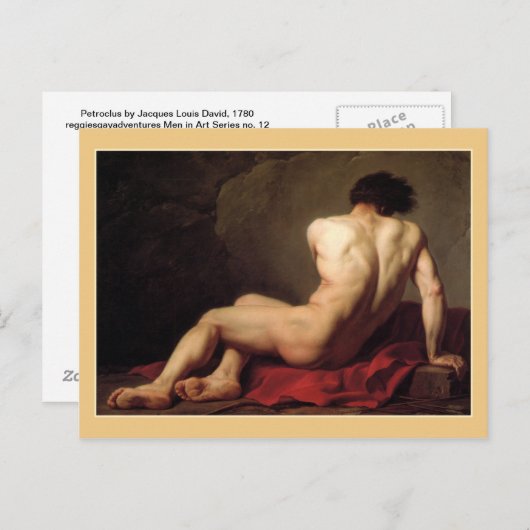 Patroclus by Jacques Louis David ポストカード (正面/裏面)