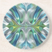 Patrón abstracto de ondas de Agua コースター (正面)