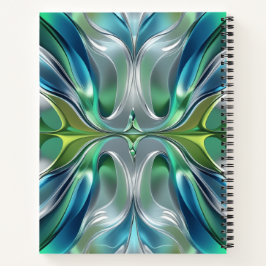 Patrón abstracto de ondas de Agua ノートブック