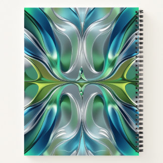 Patrón abstracto de ondas de Agua ノートブック