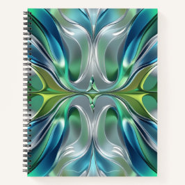 Patrón abstracto de ondas de Agua ノートブック