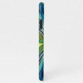 Patrón abstracto de ondas de Agua iPhoneケース (右側)