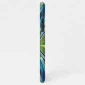 Patrón abstracto de ondas de Agua iPhoneケース (左側)