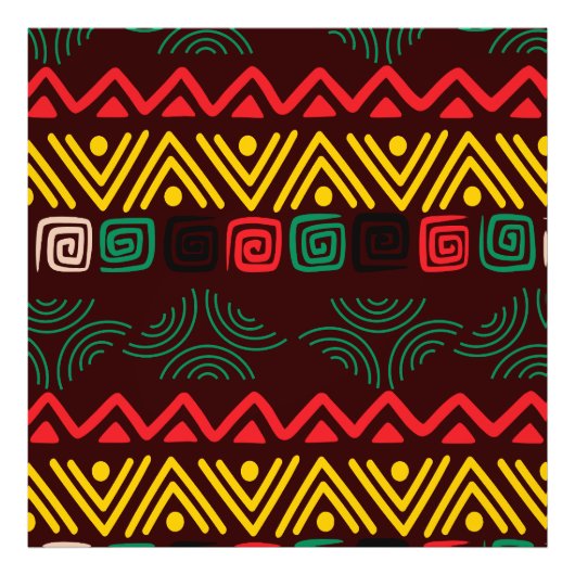 Patrón africano フォトプリント            (正面)