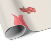 Patrón botánico de Navidad ラッピングペーパー (ロールコーナー)