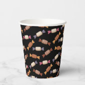 patrón de diseño de dulces de halloween 紙コップ (裏面)