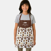 Patrón de dulces de chocolate エプロン (インサイチュ)