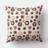 Patrón de dulces de chocolate クッション (裏面)