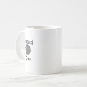 patron de fibonacci コーヒーマグカップ (正面左)