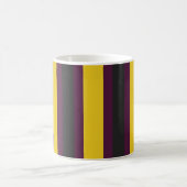 Patrón de lineas Amarillo コーヒーマグカップ (中央)