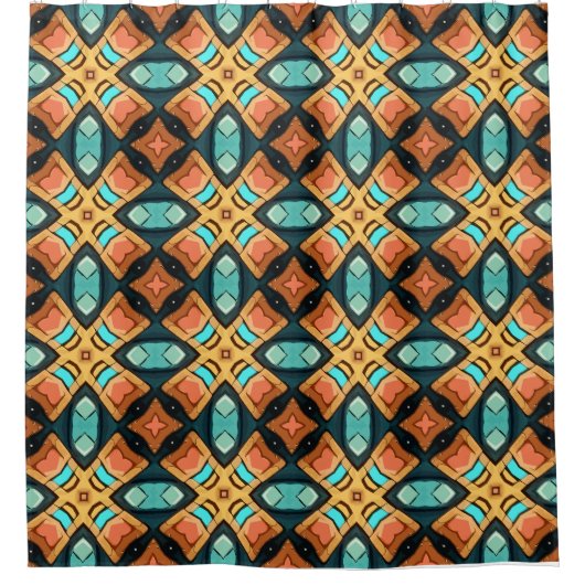 Patron de Tiki シャワーカーテン (正面)