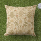 Patrón Persa Elegante - Cojín Decorativo Boho Chic アウトドアクッション (芝生)
