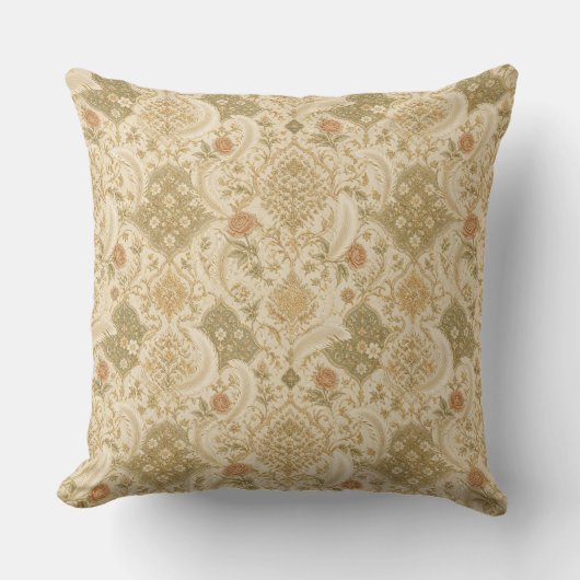 Patrón Persa Elegante - Cojín Decorativo Boho Chic アウトドアクッション (正面)