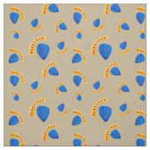 Patrón pintado a mano boho tono tierra ファブリック (見本)