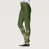 Patrón Tribal Étnico y Cultural | Boho Chic yoga レギンス (左)