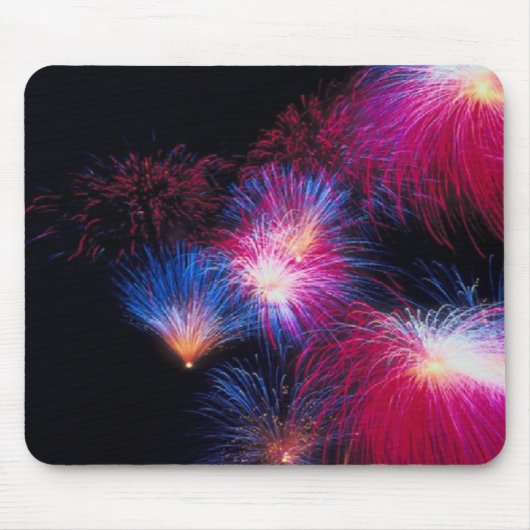 Patroticの火球は、花火、mousepad飛びます マウスパッド (正面)