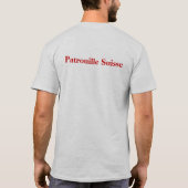 Patrouille Suisseの形成ワイシャツ Tシャツ (裏面)