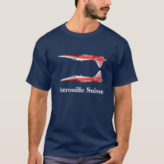 Patrouille Suisseの鏡のワイシャツ Tシャツ