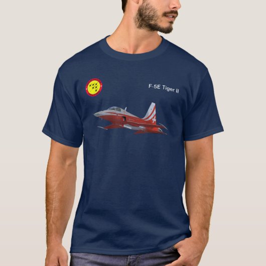 Patrouille Suisse F-5のワイシャツ Tシャツ (正面)
