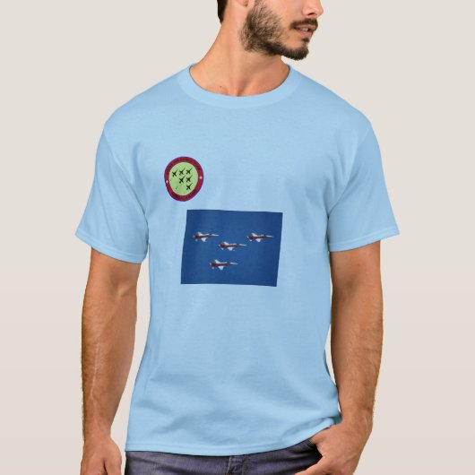 Patrouille Suisse F-5のTシャツ Tシャツ (正面)