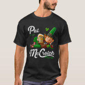 Pats Mccrotch Irish Pub Leprechaun  St Patricks Da Tシャツ (正面)