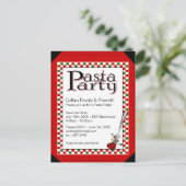 Patsaのパーティの招待状 インビテーションポストカード (スタンド正面)