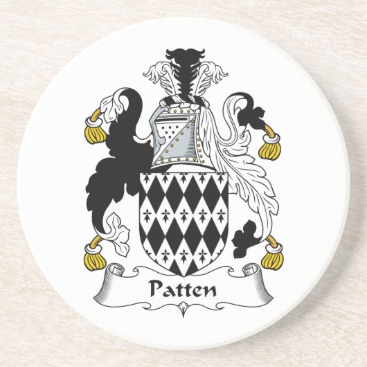 Pattenの家紋 コースター (正面)