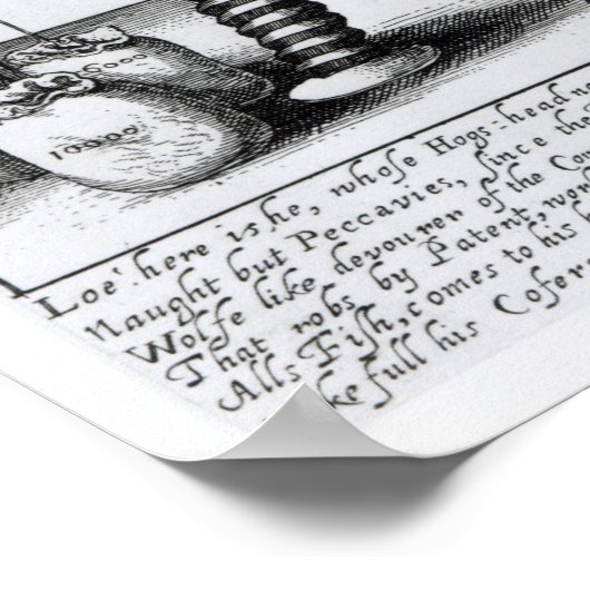 Pattentyの写真c.1641-50 ポスター (角)