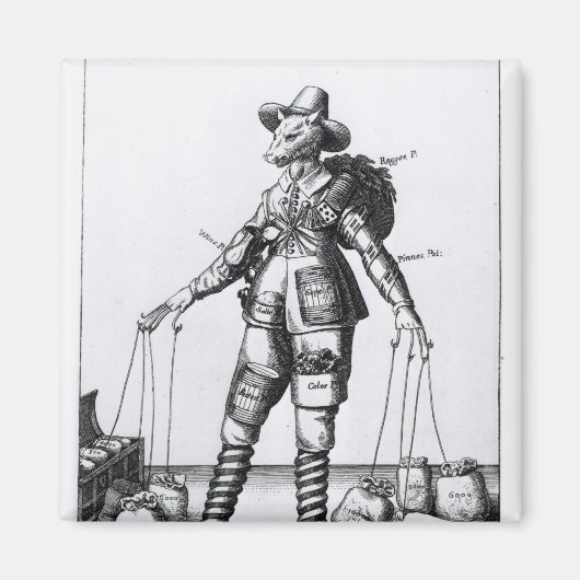 Pattentyの写真c.1641-50 マグネット (正面)