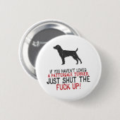 Patterdaleテリア 缶バッジ (正面&裏面)