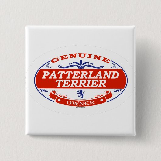 Patterlandテリア 缶バッジ (正面)