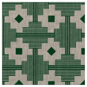 Pattern 061214 - 白地にダークグリーン 02481c ファブリック (クローズアップ)