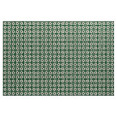 Pattern 061214 - 白地にダークグリーン 02481c ファブリック (ヤード)