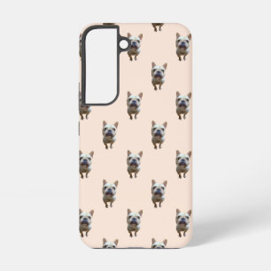 pattern_1_フランスのbulldog_1 samsung galaxy s22ケース
