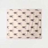 pattern_1_bulldog_フランスの1 L_sizeタペストリー タペストリー (正面(横))