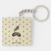 pattern_3_acorn_1アクリル キーホルダー (裏面)