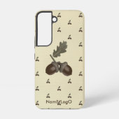 pattern_3_acorn_1 samsung galaxyケース (裏面)