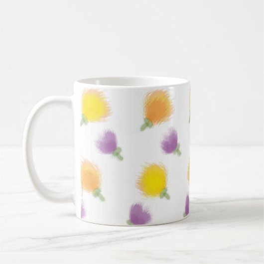 "PATTERN #4"クラシック Mug, 11oz コーヒーマグカップ (左)