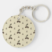 pattern_4_acorn_2アクリル キーホルダー (裏面)