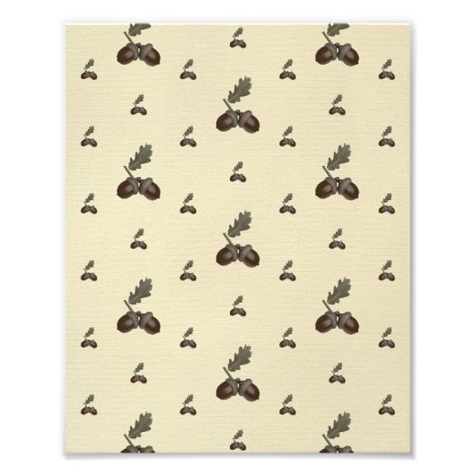 pattern_4_acorn_2 フォトプリント            (正面)