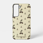 pattern_4_acorn_2 samsung galaxyケース (裏面)