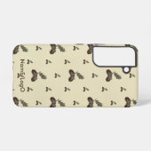 pattern_4_acorn_2 samsung galaxyケース (裏面横)
