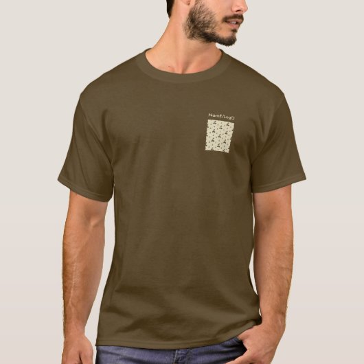 pattern_4_acorn_2 tシャツ (正面)