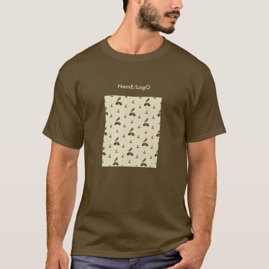 pattern_4_acorn_2 tシャツ (正面)