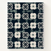 pattern_5_flower_1スパイラルノートブック ノートブック (裏面)