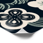 pattern_5_flower_1光沢ポスター ポスター (コーナー)